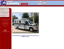 Tablet Screenshot of campcountyems.com